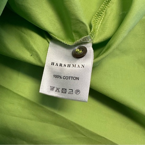 Harshman | Green Button Down Shirt - Picture 8 of 8